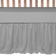 preview thumbnail 6 of 7, Trend Lab Simply Gray 3 Piece Crib Bedding Set
