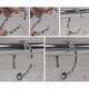 preview thumbnail 10 of 44, Utopia Alley Shower Rings, Oval Shape Shower Curtain Rings for Bathroom, Rustproof Zinc Shower Curtain Hooks Rings, Set of 12