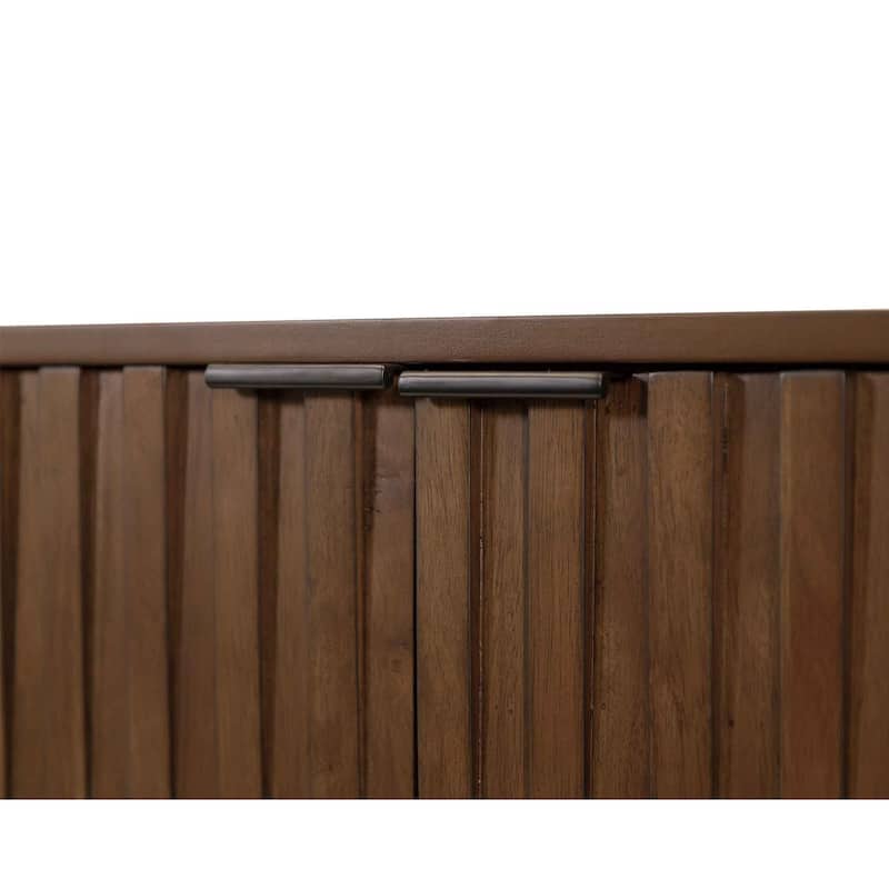 Mid-century Modern Console/Credenza, Office Console, Accent Credenza, Brown