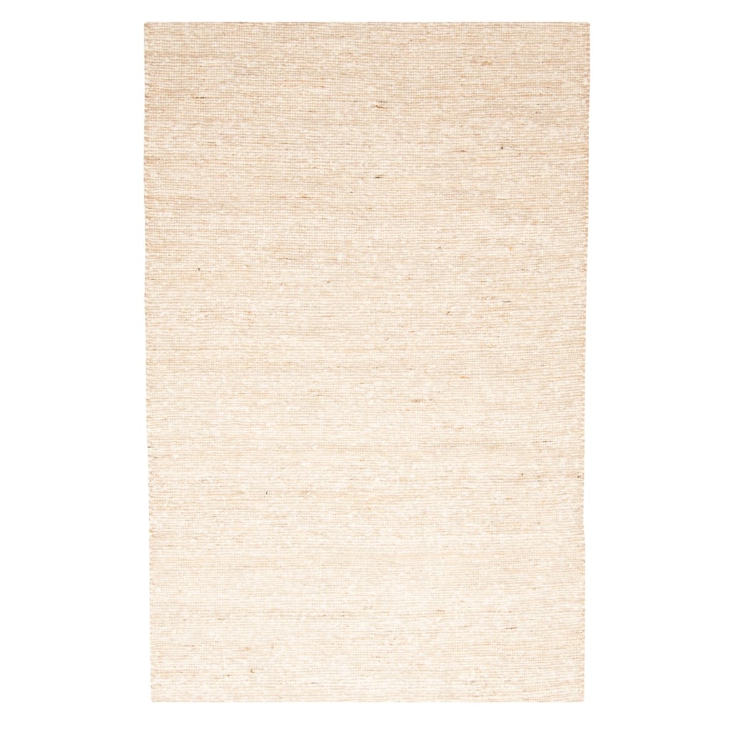 ECARPETGALLERY Braid weave Sienna Beige Wool Rug - 5'0 x 7'10