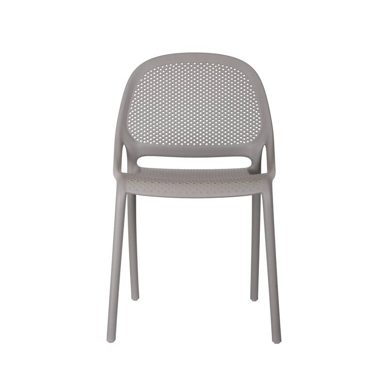 Shay Set of 4 Stackable Dining Chairs, Indoor/Outoor