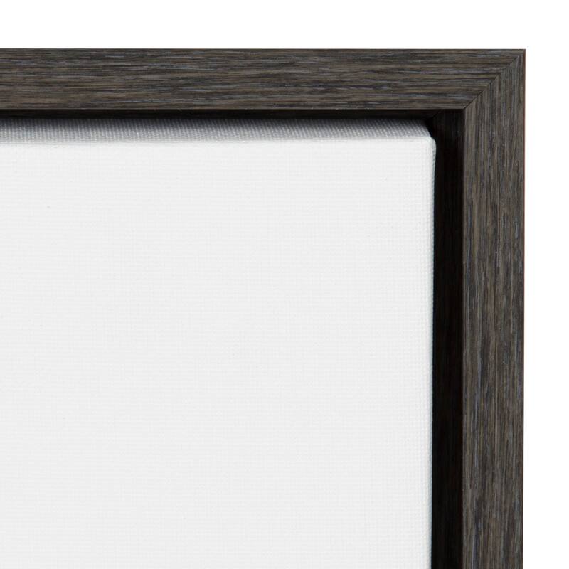 Kate and Laurel Sylvie Highland Cow Framed Canvas by Amy Peterson