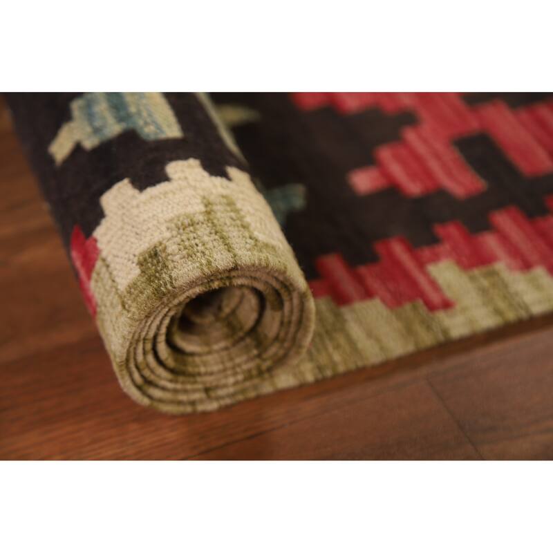 Handwoven Geometric Kilim Wool Rug 4'8''x 6'3'' Bed Bath & Beyond