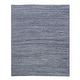 preview thumbnail 3 of 3, Lambs & Ivy Signature Blue/White 100% Cotton Marl Textured Knit Baby Blanket