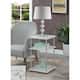 Option White Faux Marble/Chrome
