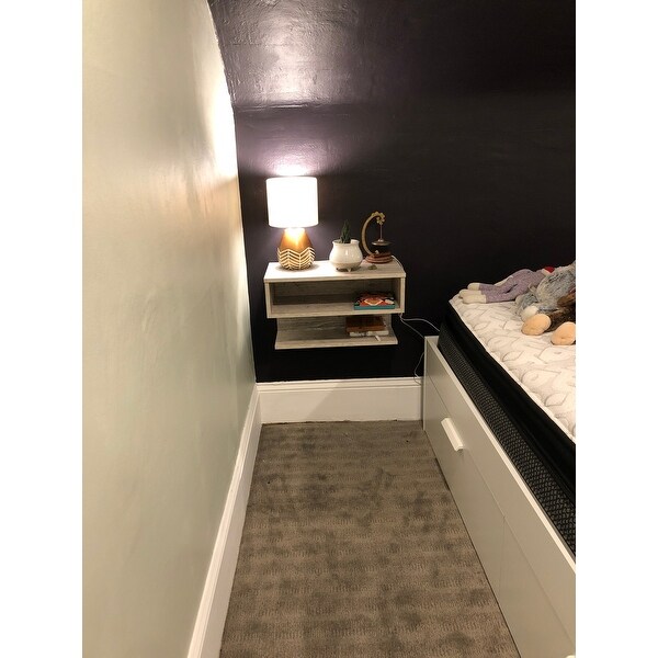 Top Product Reviews For South Shore Sazena Floating Nightstand 29047708 Overstock