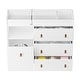 preview thumbnail 14 of 53, Baby Changing Table Dresser Nursery Dresser Chest White/Grey/Oak