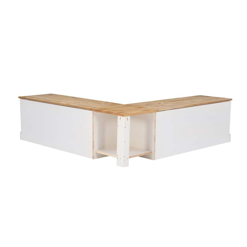 Josie L-shaped Backless Breakfast Nook Bench