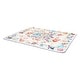 preview thumbnail 1 of 8, Multi-Color Synthetic Fiber Baby Play Mat with Anti-Slip and Machine Washable - 71” L x 59” W