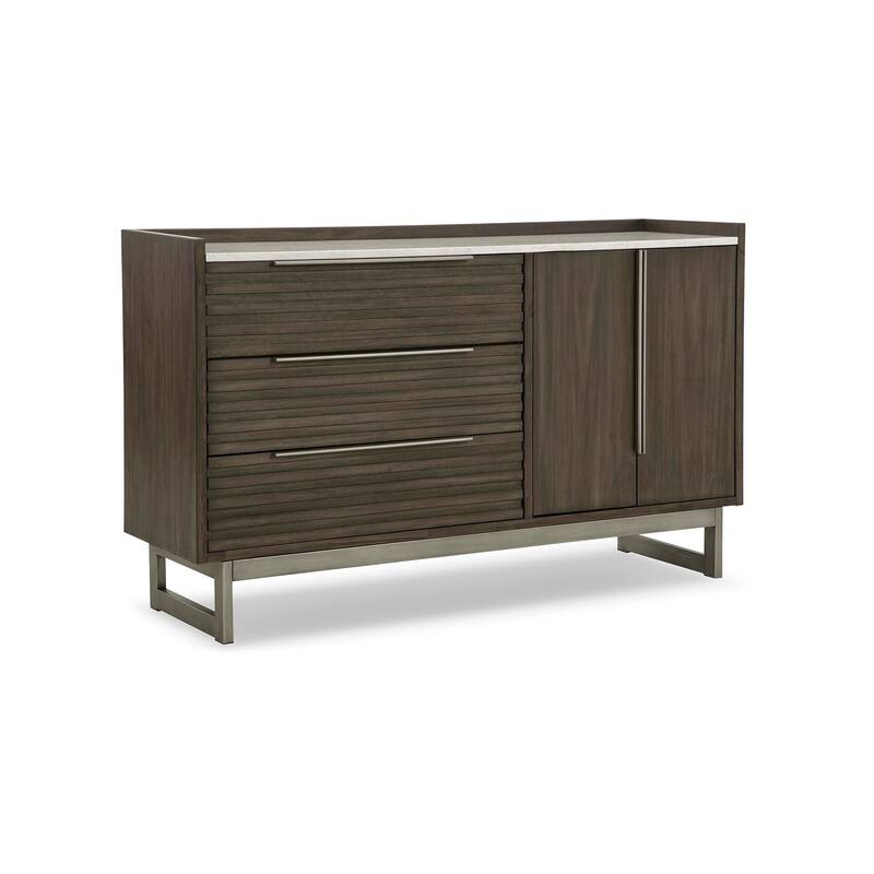 Signature Design by Ashley Arkenton Brown/White Dresser