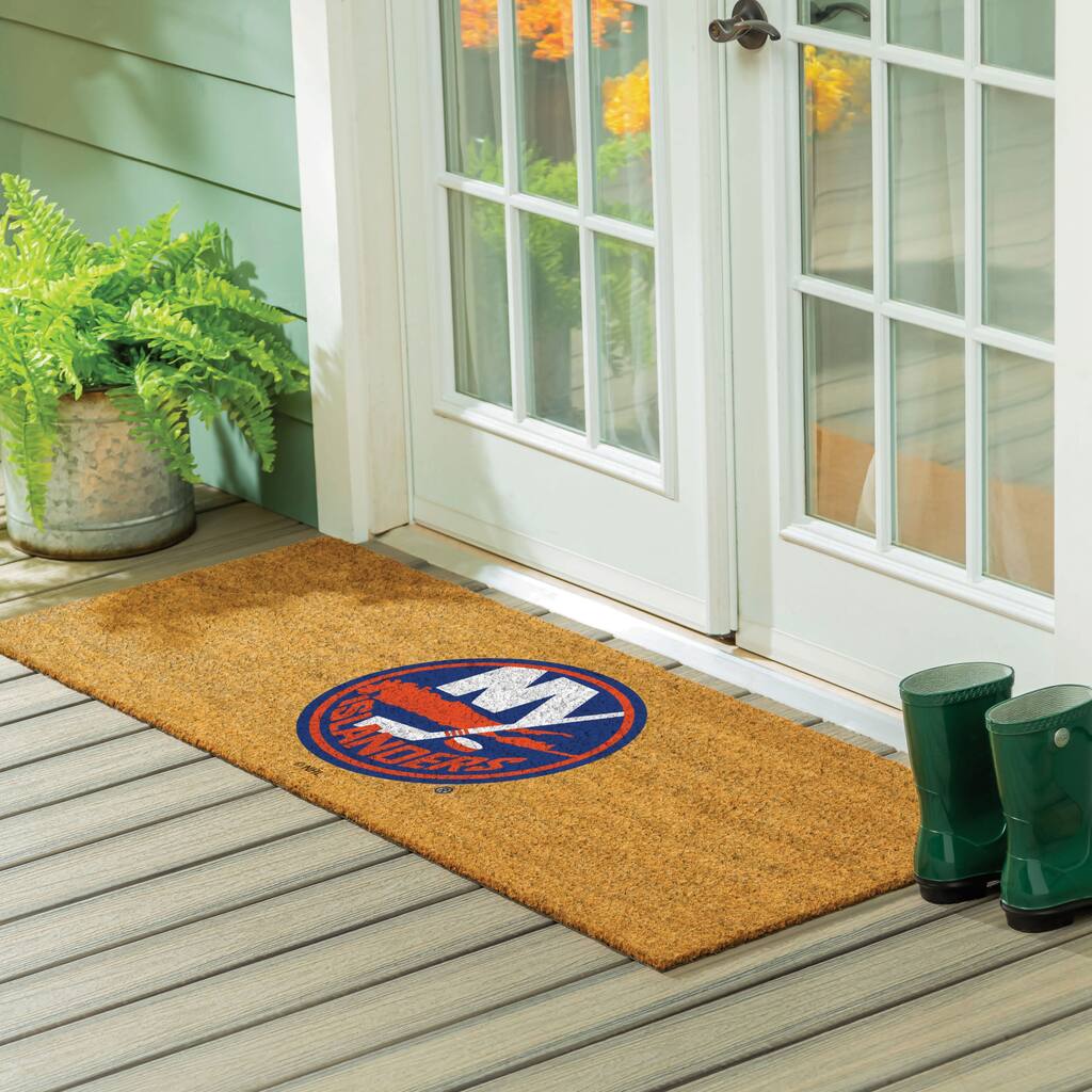 New York Islanders Full Color Indoor/Outdoor Coir Mat