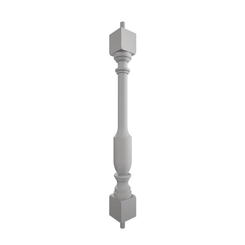 Endurathane 500 Series Lincoln Baluster, Factory Primed Polyurethane