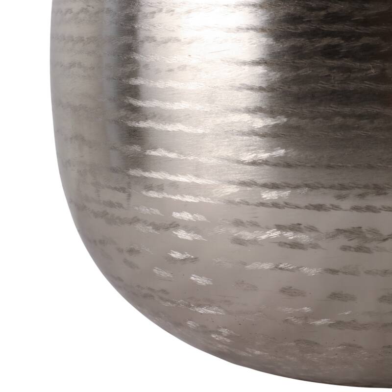 Metal Modern Decorative Planters Garden or Indoor Display (Set of 3) - 14" x 14" x 11"