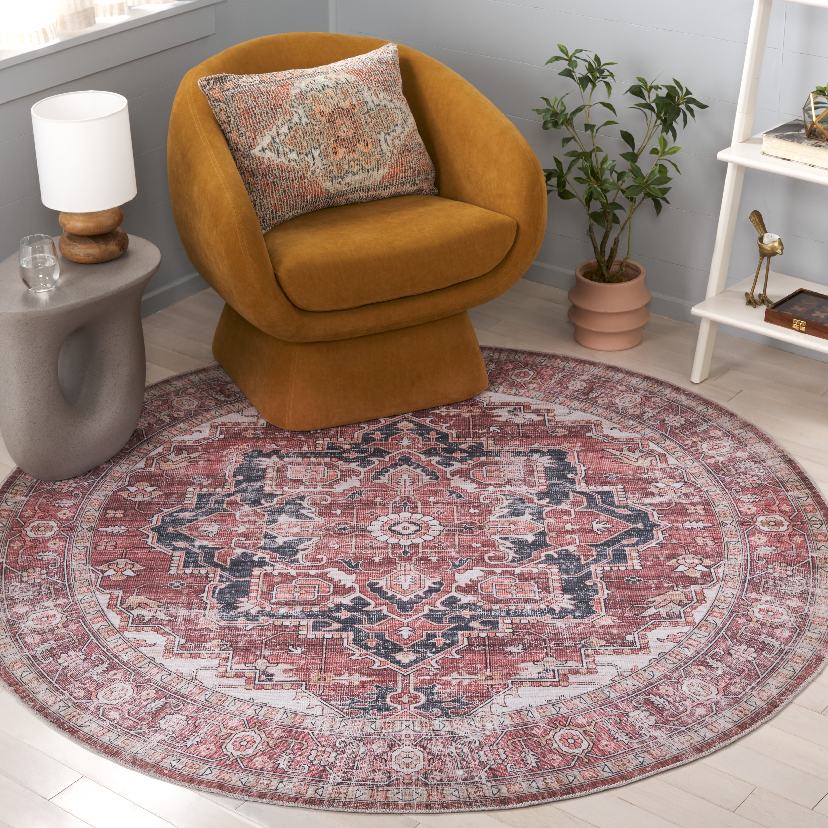 SAFAVIEH Arizona Þorhildur Machine Washable Slip Resistant Rug