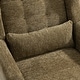 preview thumbnail 44 of 44, Linen Fabric Lounge Wingback Chairs Modern Accent Chair