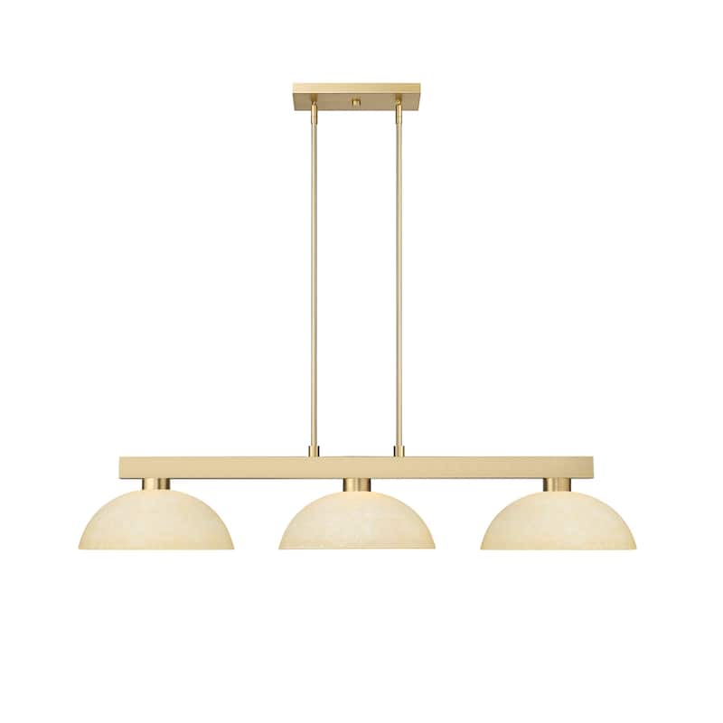 Z-Lite 152-DGM14 Cobalt 3 Light 49" Wide Linear Pendant with Golden