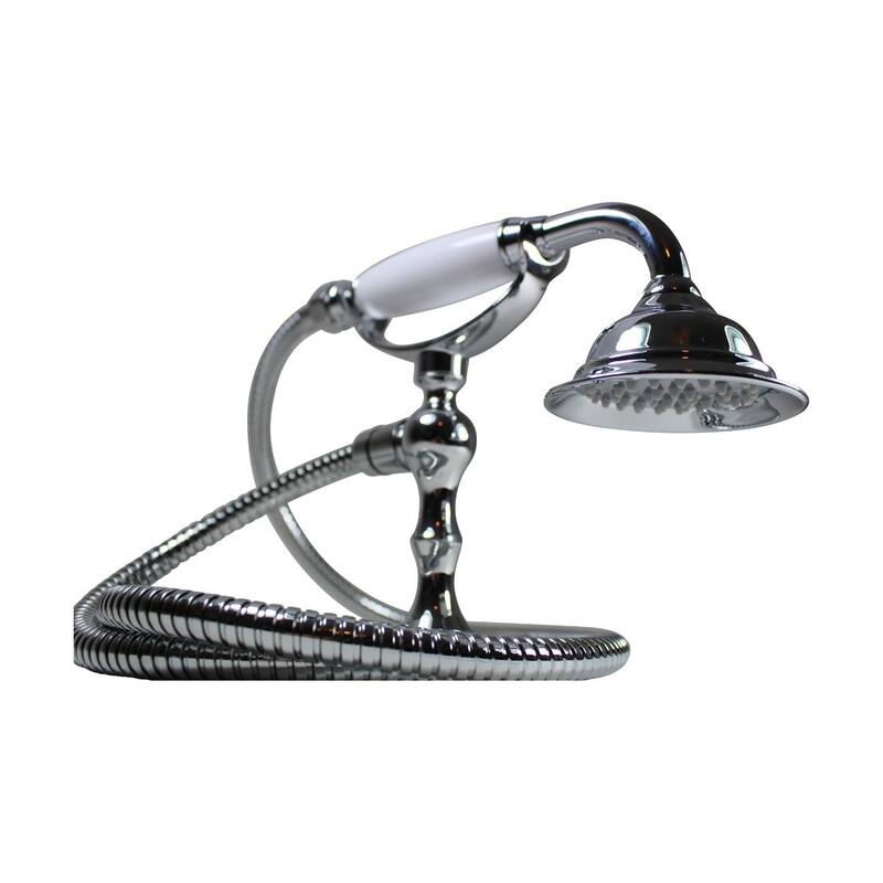 Handheld Telephone Shower Head Set With 58in Flex Hose Chrome Renovators Supply