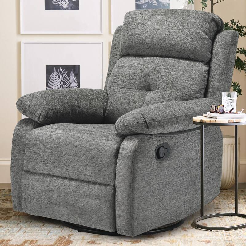 Small Rocker Swivel Recliner Chair for Adults Women for Small Spaces, Bedroom, Living Room