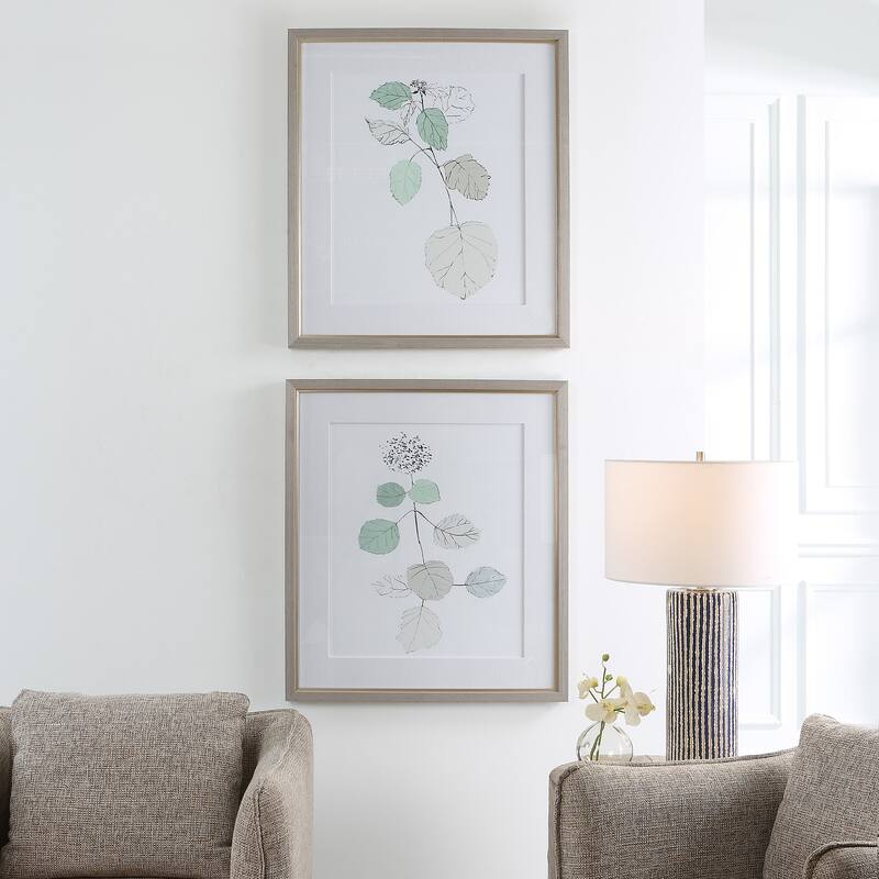 Uttermost Come What May Framed Prints, S/2 - 28.5 W x 32.5 H x 1.75 D (inches)