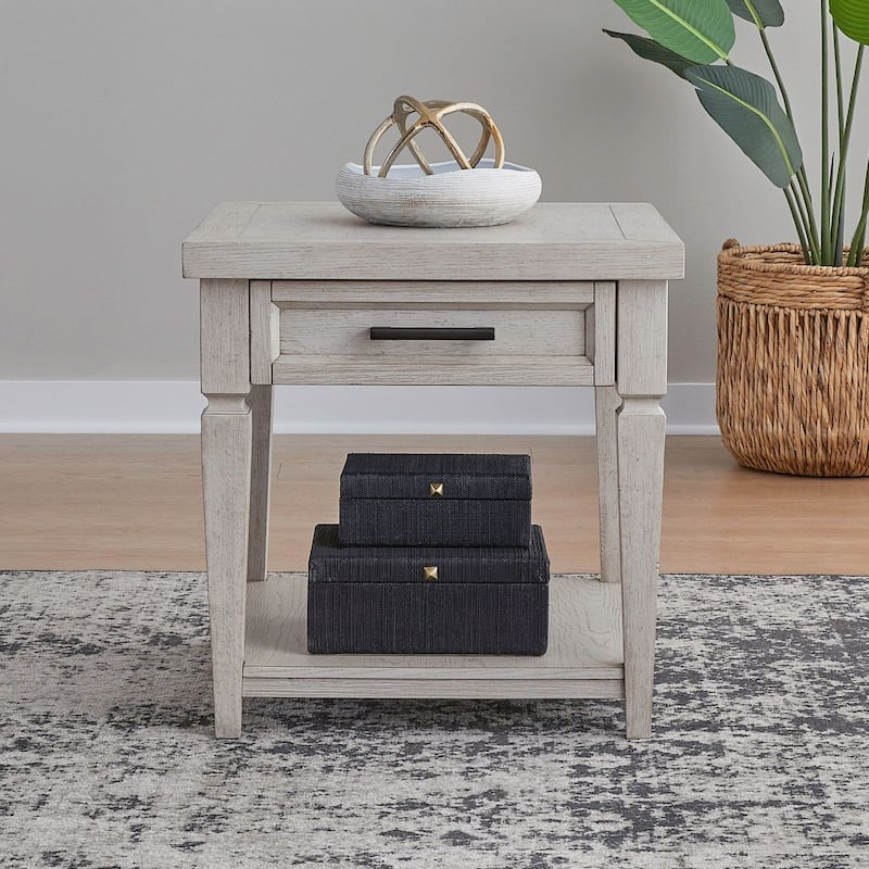 Liberty Furniture Caruso Heights Cocktail & Accent Tables - Various Options - End Table W24" x D26" x H25"