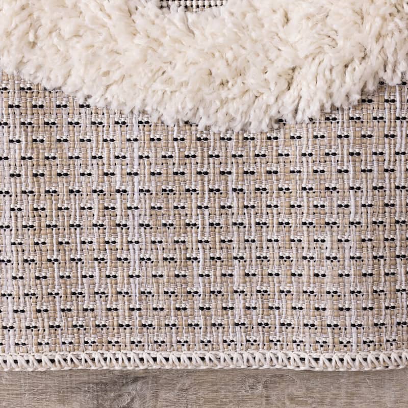 Kids Collection - Beige/Cream Llama Area Rug