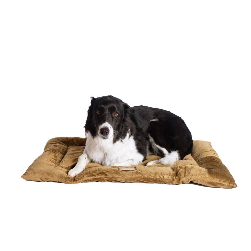 Pet Bed Mat, Dog Crate Soft Pad With Poly Fill Cushion