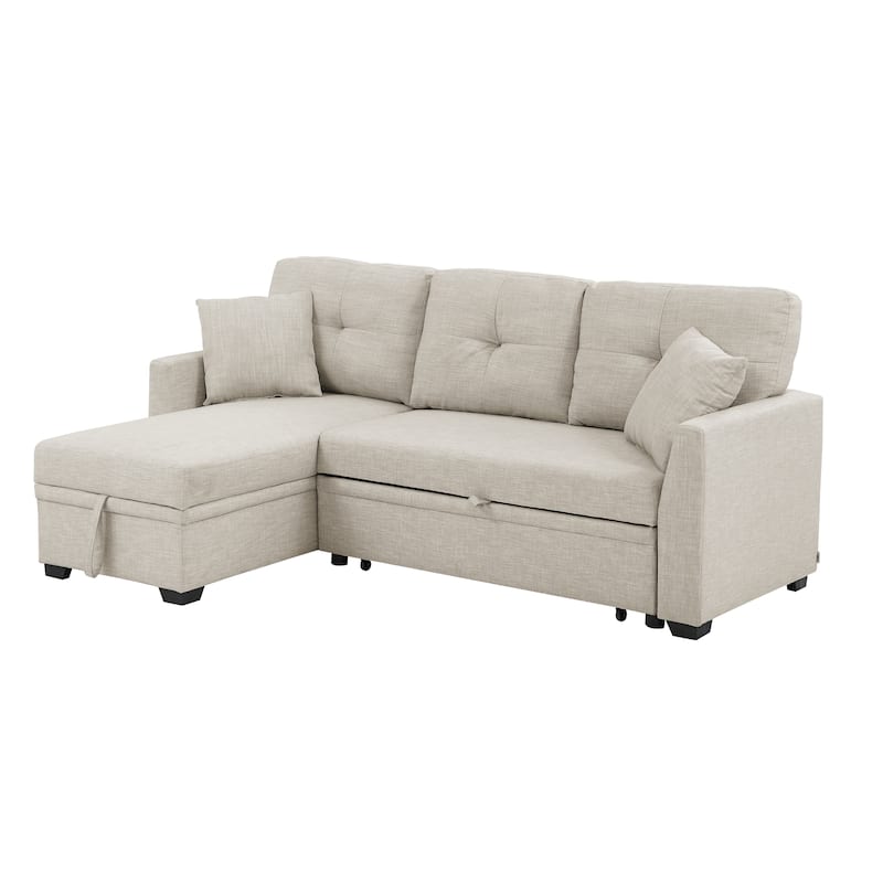 Modular Storage Sleeper Sofa - 54" D x 83" W x 35" H