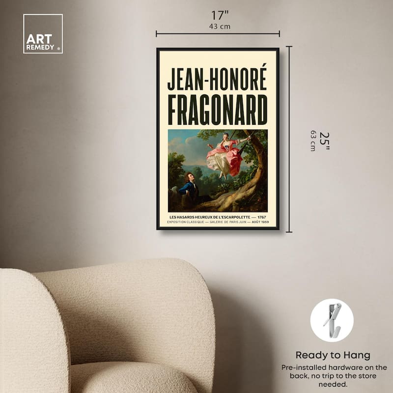 Fragonard's Swing Canvas by Art Remedy