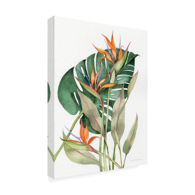 Kathleen Parr McKenna 'Botanical Birds of Paradise' Canvas Art