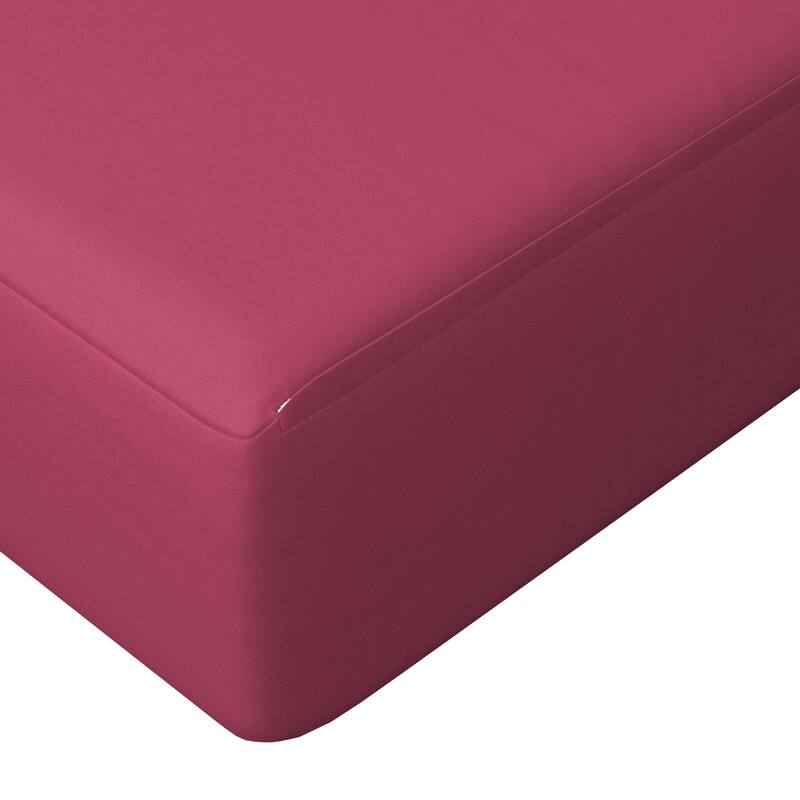 California Umbrella Outdoor Deep Seat Cushion Set, 24" x 48", Sunbrella Fabric, Densified Fiber Fill