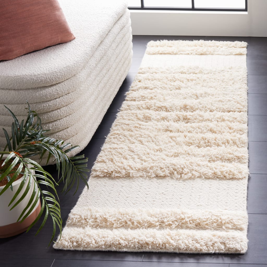 SAFAVIEH Hand-knotted Kenya Klaudie Southwestern Tribal Wool Rug