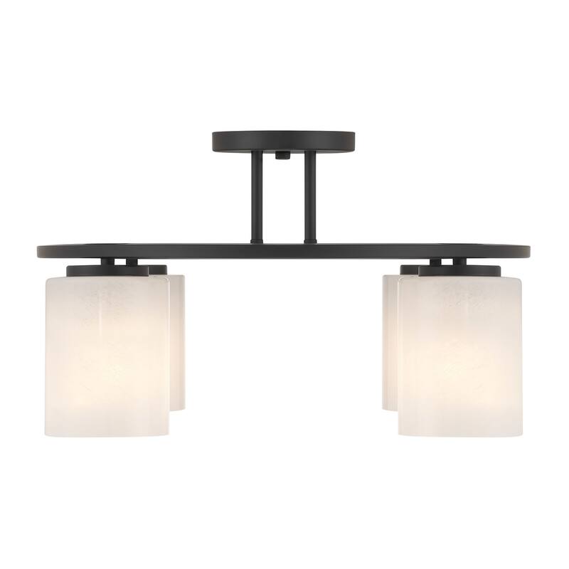 Savoy House 6-4693-4 Herron 4 Light 24" Wide LED Semi-Flush Ceiling