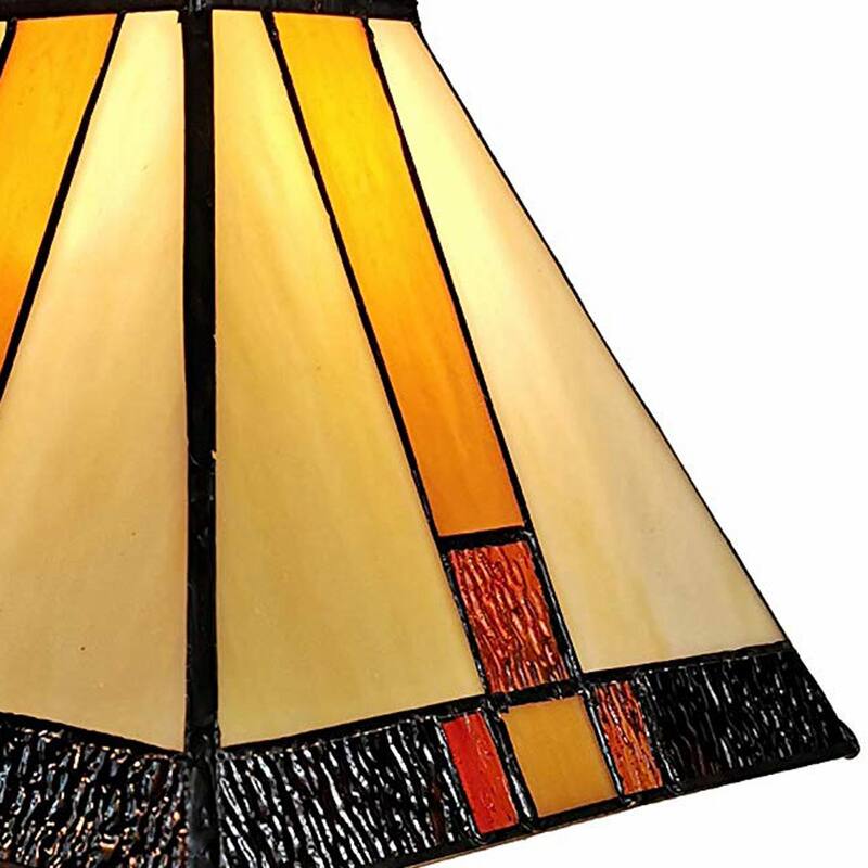 HomeRoots 15" Dark Brown Metal Candlestick Table Lamp With Beige Empire Shade - 14' X '15' X '9