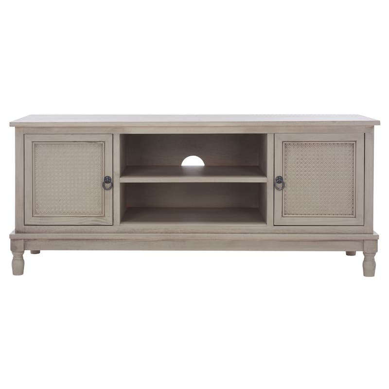SAFAVIEH Haines 2 Door 1 Shelf Media Stand - 47" W x 16" D x 20" H - Greige