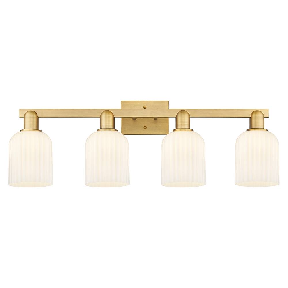 Innovations Lighting Downtown Urban - Bridal Veil - 4 Light 32" Bath Vanity Light