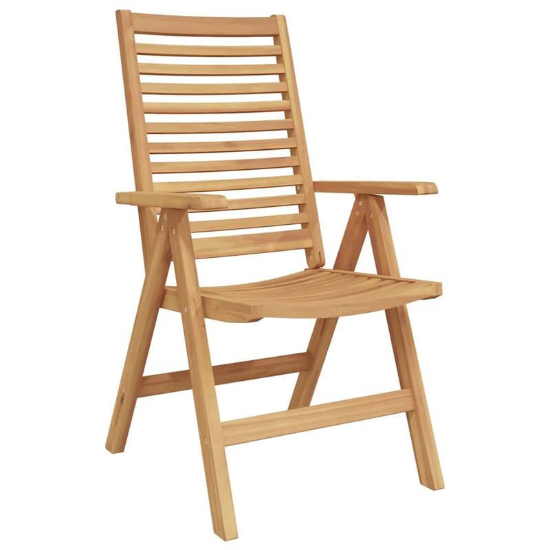 vidaXL Garden Chair Brown 52 x 64.5 x 108 cm Solid teak wood - 20.5 x 25.4 x 42.5 in