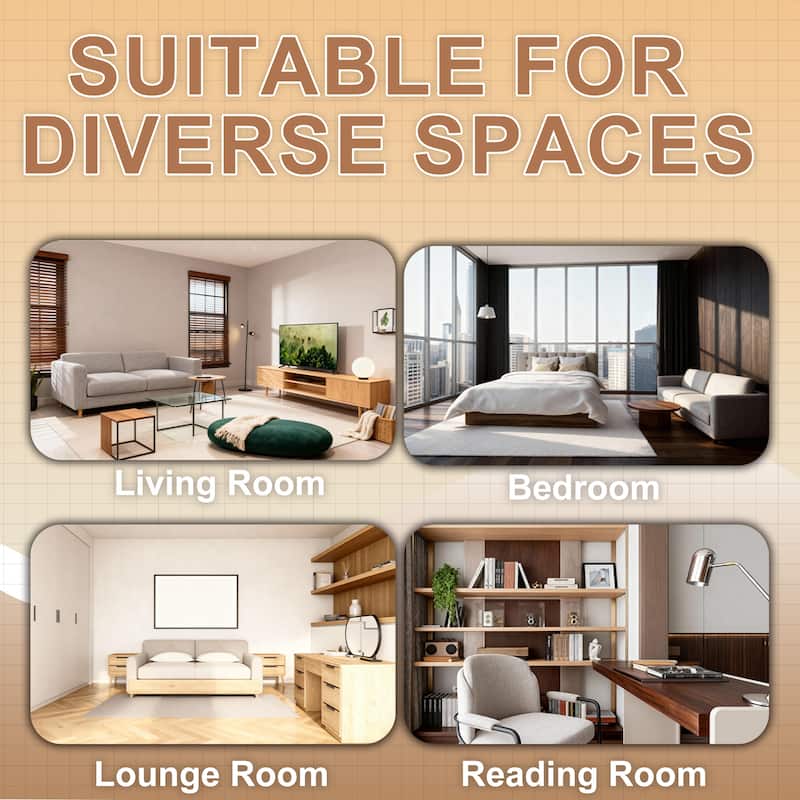 Accent Chair, Mid-Century Modern Armchair with Solid Wood Legs, Reading Leisure Chair with High Back for Living Room