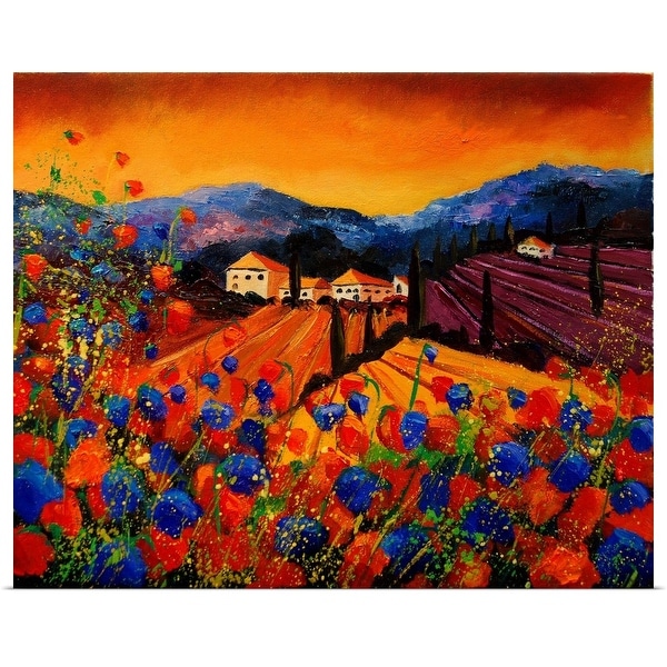 "Tuscany Poppies 45" Poster Print