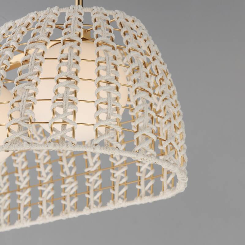 Maxim 22483 Macrame 3 Light 44" Wide Linear Pendant