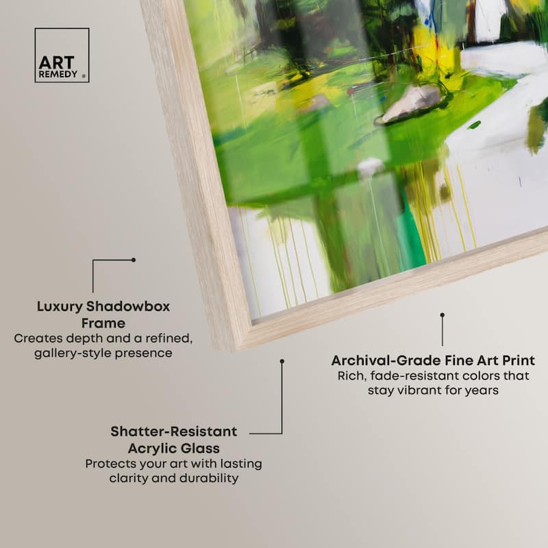 Swiss Fields Shadowbox by Art Remedy