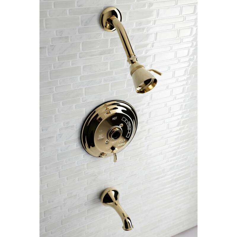 Kingston Brass Tub and Shower Trim Package with 1.8 GPM Multi Function