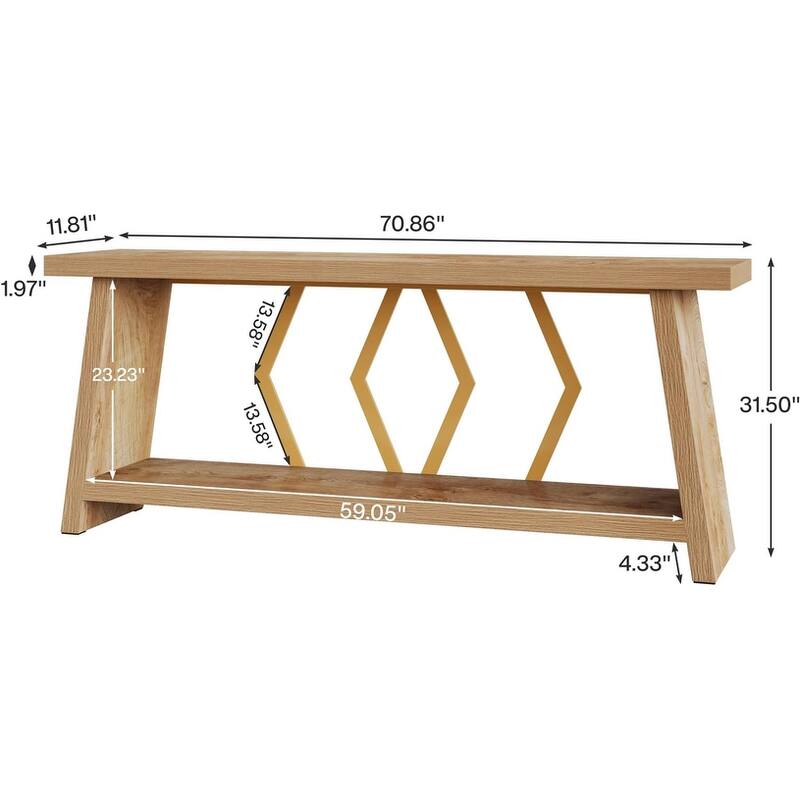 Sofa Table,Storage Console Table