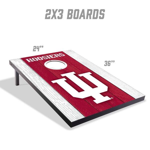Indiana Hoosiers NCAA Compact 2x3 Tailgate Cornhole Board Set