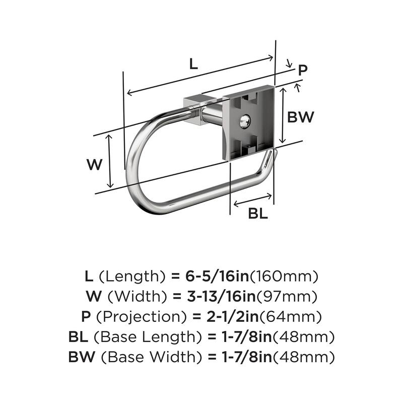 Appoint Chrome Traditional Single Post Toilet Paper Holder