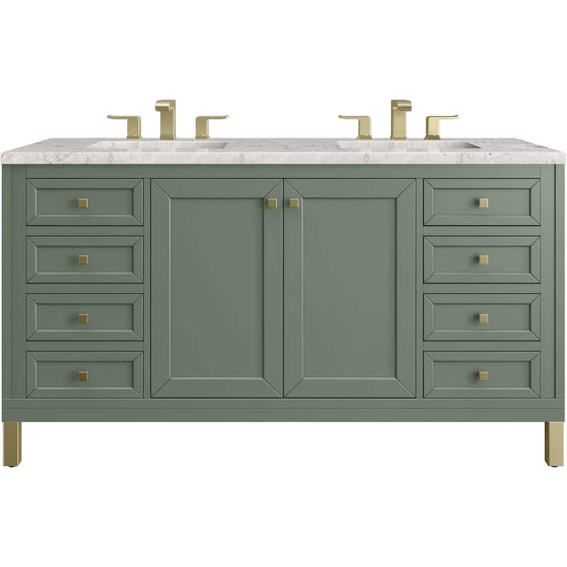 James Martin Vanities 503-V60D-FEJP Chicago 60" Free Standing Double