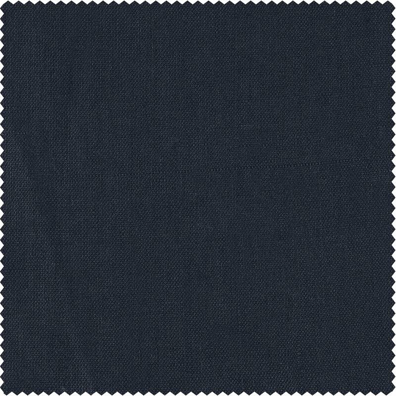 Exclusive Fabrics French Linen Room Darkening Curtains Panel - Elegant luxurious Drapes (1 Panel)