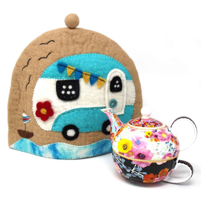 Handmade Felt Large Tea Cozy Cover (Nepal)
