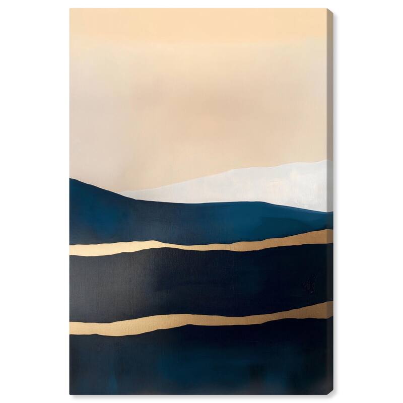 Golden Seam II Canvas by Art Remedy, Gallery Wrapped - 10" x 15"