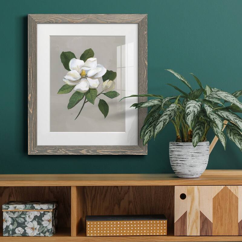 Botanical Magnolia-Premium Framed Print - Ready to Hang