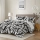 preview thumbnail 28 of 35, Chelsea Square Milan Farmhouse Reversible Floral Print Comforter Set Black - Queen